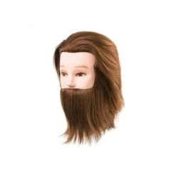 CABEZA DANIEL CON BARBA CABELLO NATURAL 15-18CM