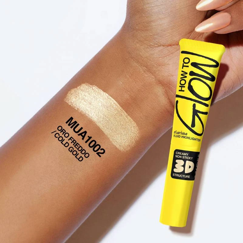 CLARISSA ILUMINADOR HOW TO GLOW ORO FRÍO 10ML - Imagen 2