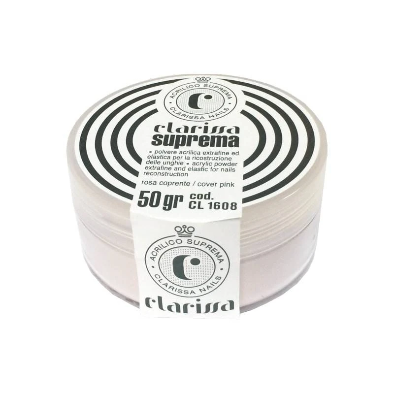 CLARISSA SUPREMA POLVO ACRÍLICO ROSA COPRENTE OPACO 50GR CL1608