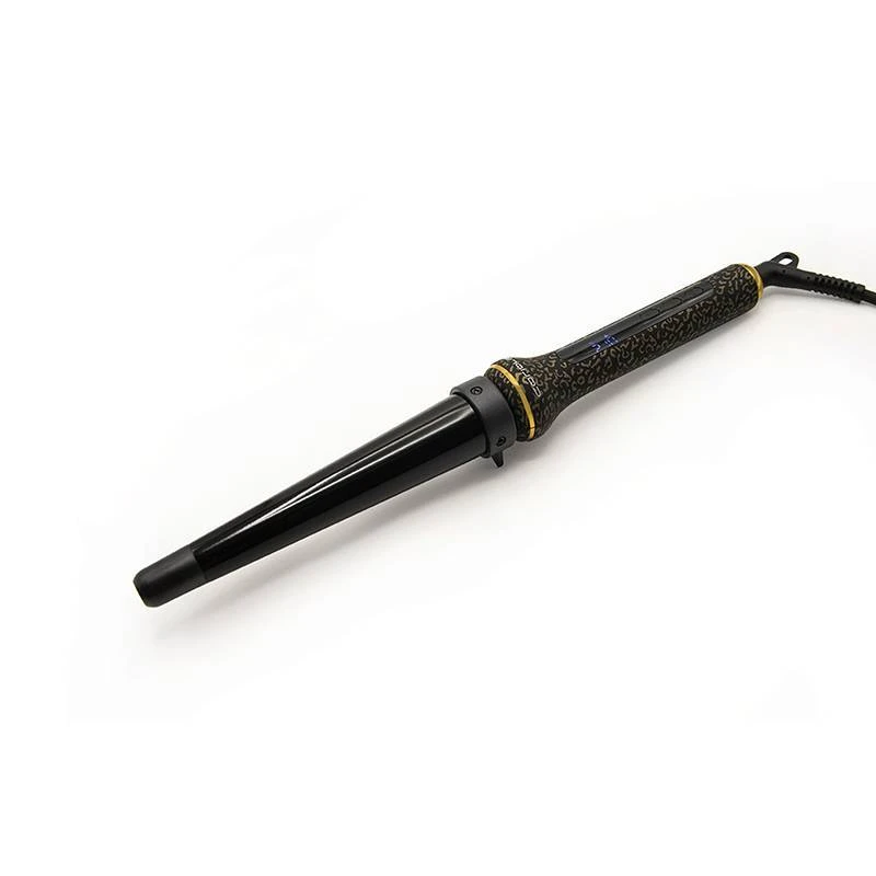 Corioliss Rizador Glamour Wand Soft Touch Digital Gold Leopard