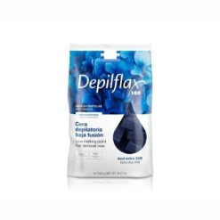 CERA BAJA FUSIÓN AZUL 1KG DEPILFLAX