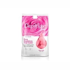 CERA BAJA FUSIÓN ROSA 1KG DEPILFLAX