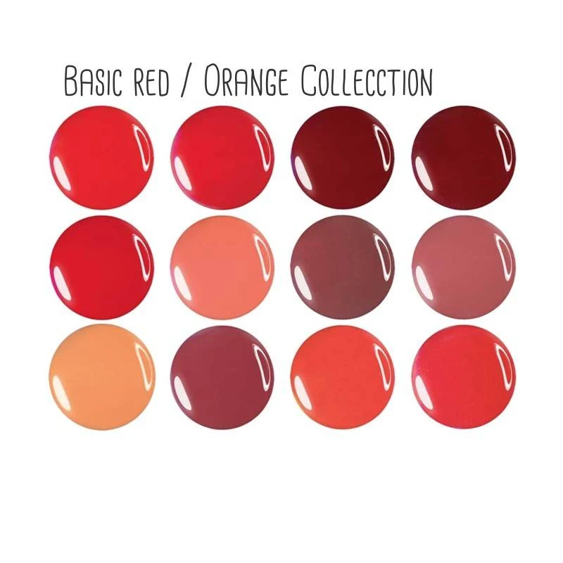 BASIC RED AND ORANGE COLLECTION CLARISSA LEI ESMALTE SEMIPERMANENTE - Imagen 2