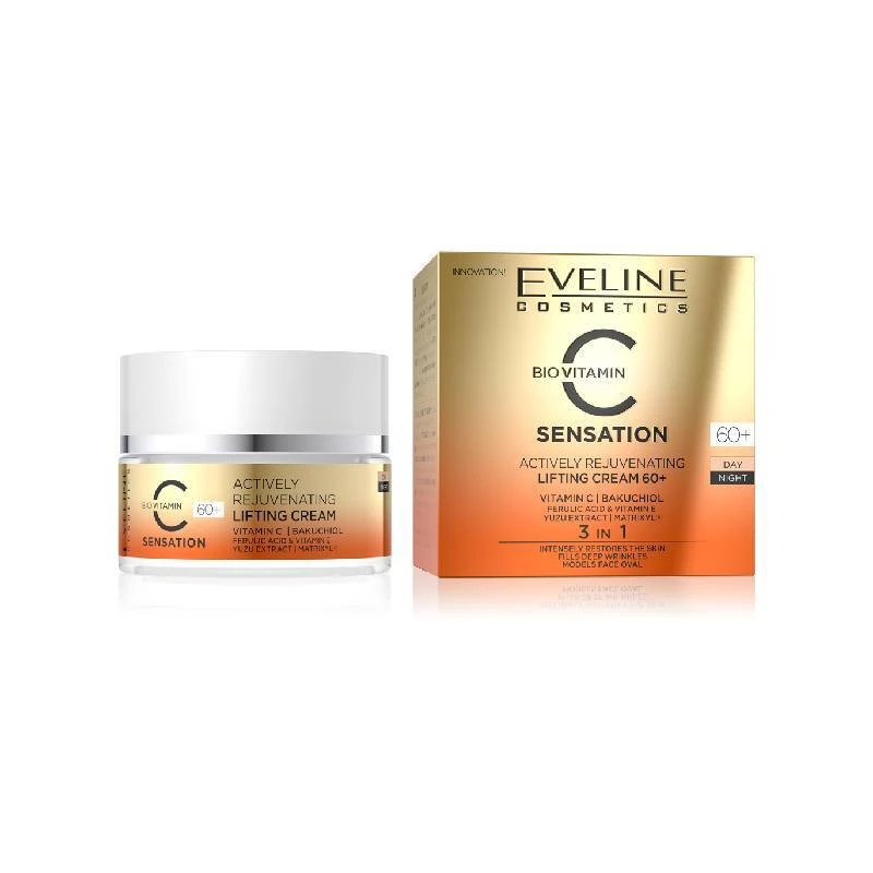 EVELINE C SENSATION CREMA-LIFTING REJUVENECEDORA DIA/NOCHE 60+ 50ML