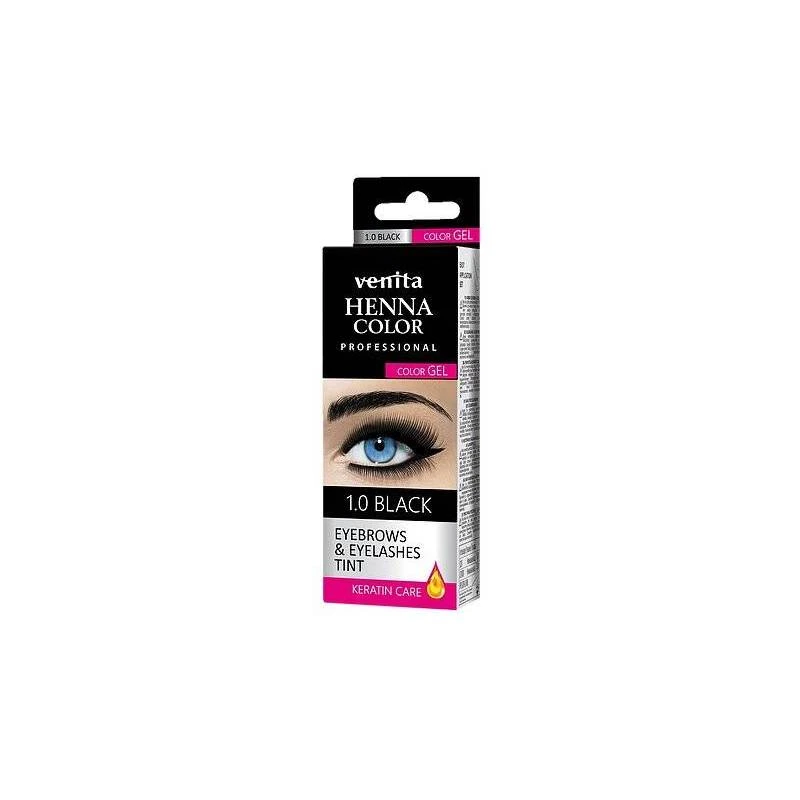 TINTE HENNAPARA CEJASY PESTAÑAS 1.0 BLACK NEGRO VENITA HENNA COLOR PROFESSIONAL
