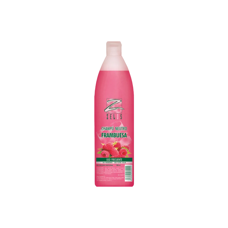 ZELOS CHAMPÚ FRUTAL NEUTRO FRAMBUESA 1 L.