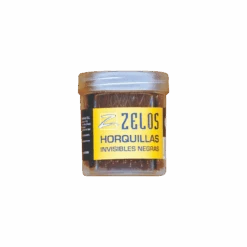 ZELOS HORQUILLAS INVISIBLES NEGRAS 300 UDS (30NC)